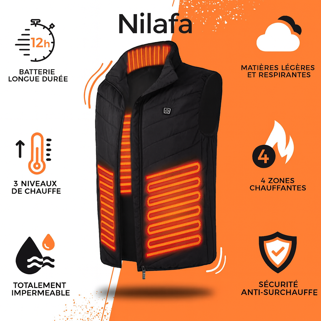 Thermify™ - Gilet Thermique Chauffant